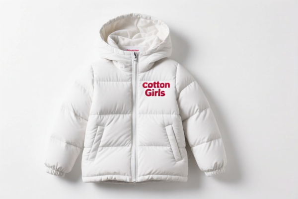 Cotton Girls' Padded Windbreaker