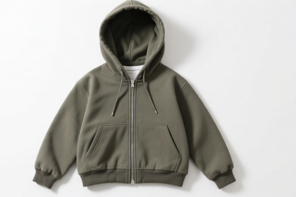 Girls' hooded casual jacket