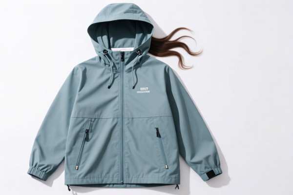 Girls' lightweight windproof jacket