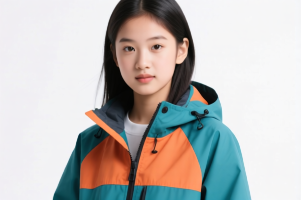 Girls' spring windproof jacket
