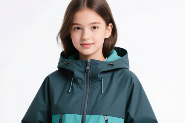 Girls' spring windproof jacket