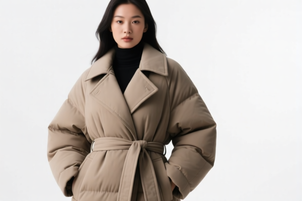 Women's_Girls' Thickened Overcoats of Other Textile Materials
