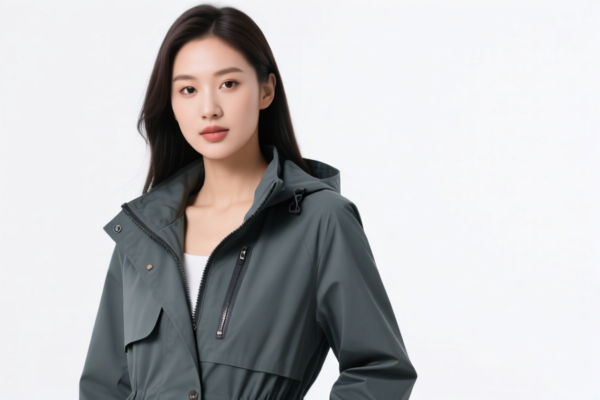 Women's_Girls' Windbreakers Made of Other Textile Materials