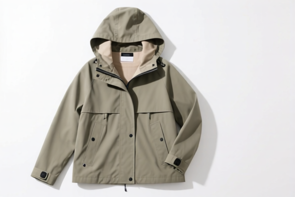Women's_Girls' Windbreakers Made of Other Textile Materials