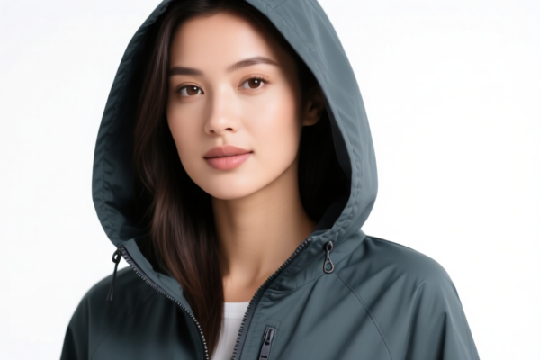 Women's_Girls' Other Textile Material Hooded Jackets
