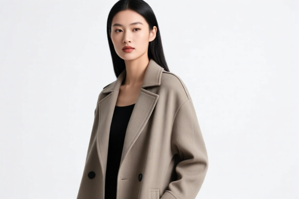 Women's_Girls' Other Textile Material Long Jackets