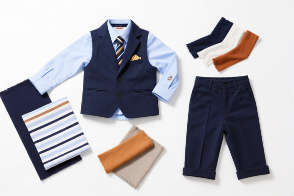 Boys' Ensembles of Other Textile Materials