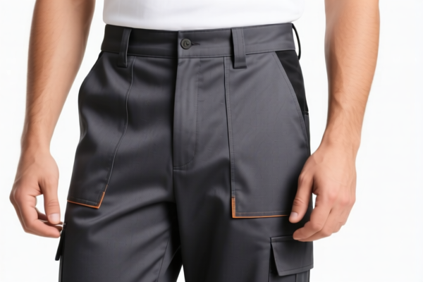Men's Synthetic Fiber Work Trousers