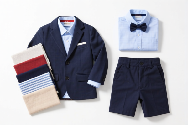 Boys' ensembles of other textile materials