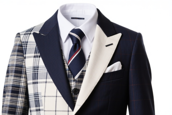 Boys' suits of other textile materials