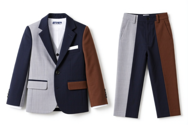 Boys' blended fabric suit ensembles