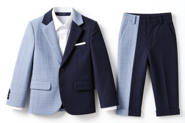 Boys' blended fabric suit ensembles