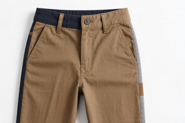 Boys' casual trousers of other textile materials