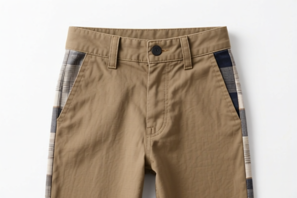 Boys' casual trousers of other textile materials
