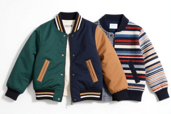Boys' jackets of other textile materials
