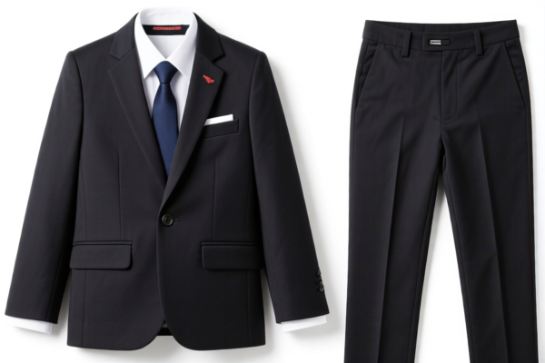 Boys' polyester suit ensembles