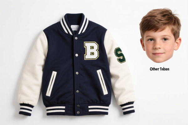 Boys' sports jackets of other textile materials