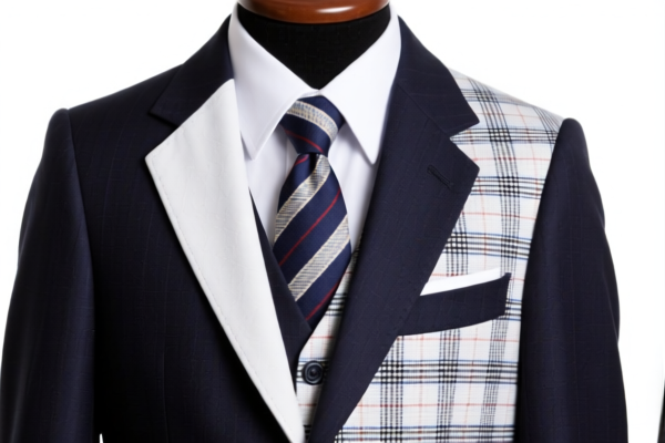 Boys' suits of other textile materials