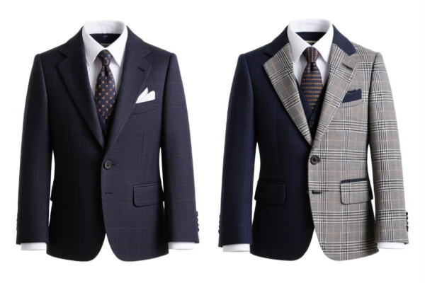 Boys' suits of other textile materials