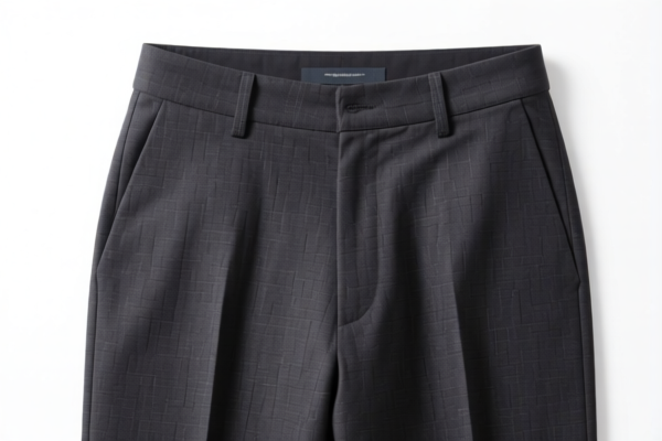 Men's business trousers of other textile materials