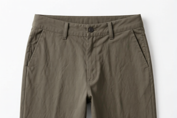 Men's casual trousers of other textile materials