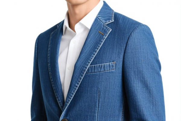 Men's Denim Suit Jacket