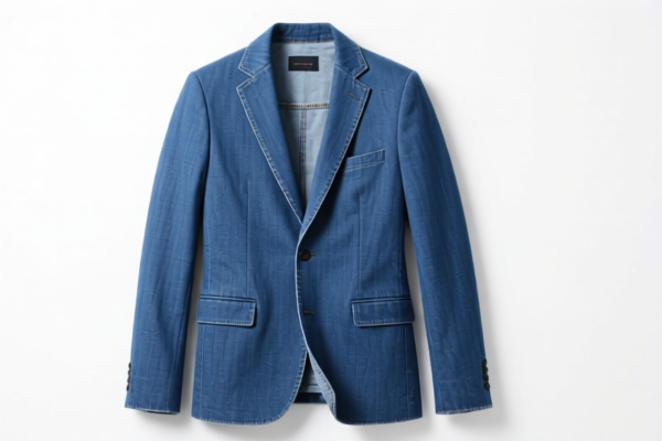 Men's Denim Suit Jacket