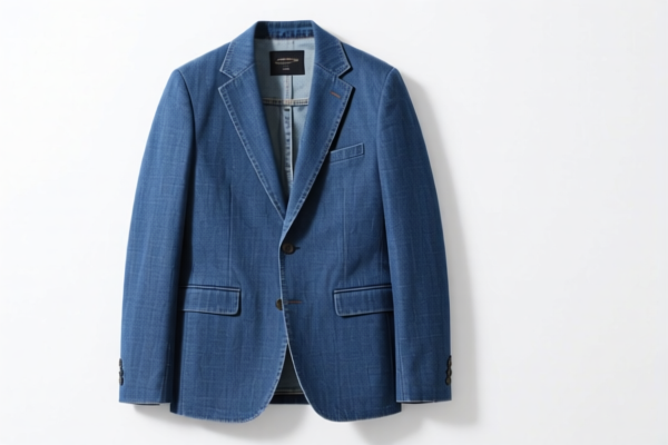 Men's Denim Suit Jacket