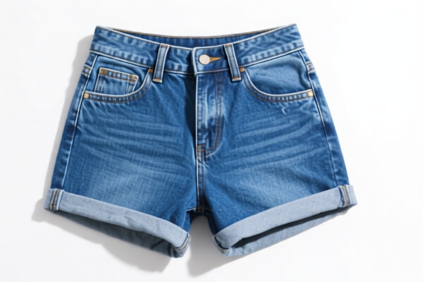 Blue Denim Shorts