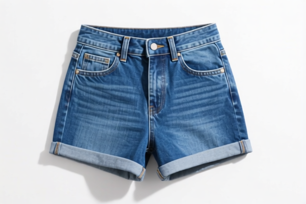 Blue Denim Shorts