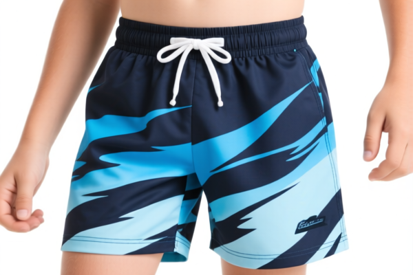 Boys' Printed Synthetic Fiber Shorts