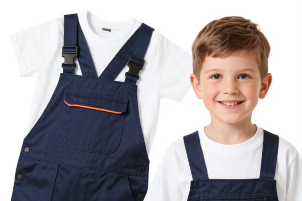 Boys' Polyester Work Overalls