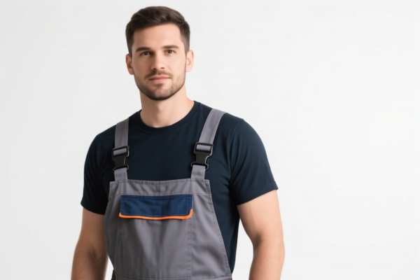 Men's Work Overalls (Durable Polyester)