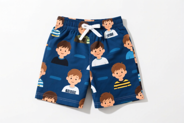 Boys' Printed Shorts (Other Fibers)