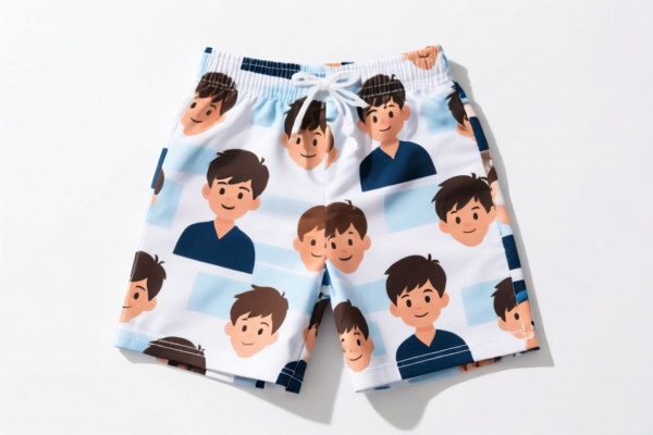 Boys' Printed Shorts (Other Fibers)