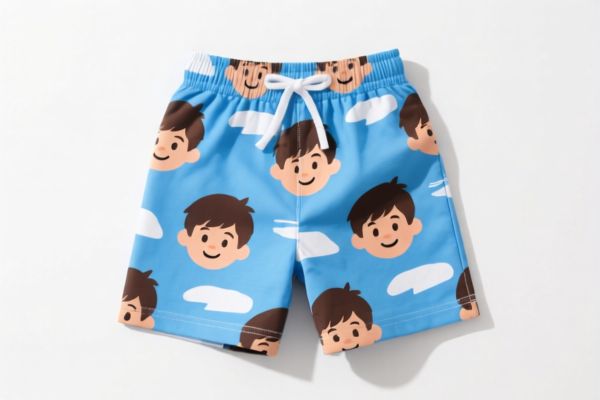 Boys' Printed Shorts (Other Fibers)