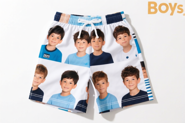 Boys' Printed Shorts (Other Fibers)