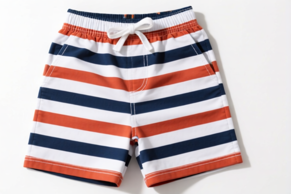 Boys' Striped Shorts (Other Fibers)