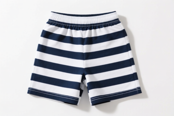 Boys' Striped Shorts (Other Fibers)