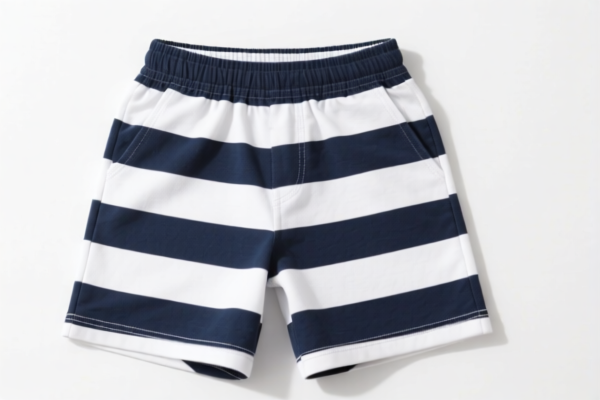 Boys' Striped Shorts (Other Fibers)