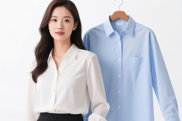 Women's or girls' blouse and shirt ensembles of other textile materials