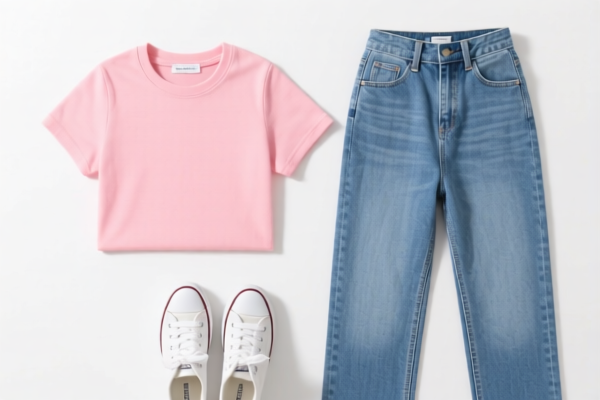 Girls' casual ensembles of other textile materials (subject to man