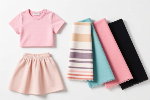 Girls' ensembles of other textile materials (subject to man