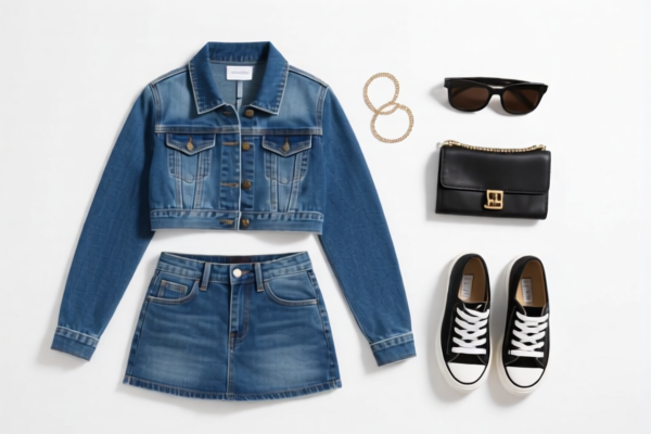 Girls' fashion ensembles of other textile materials (subject to man