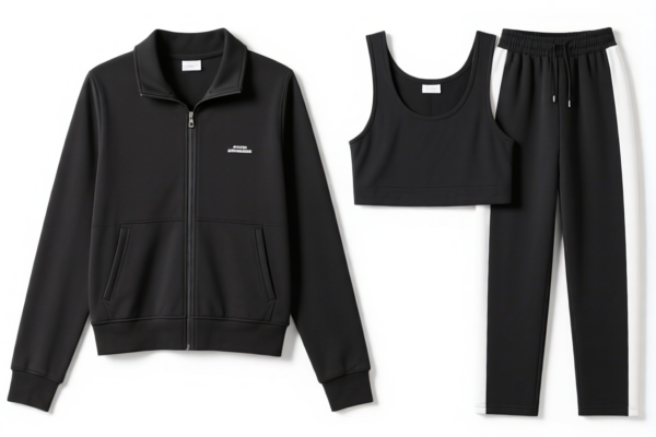 Women's polyester blend ensembles