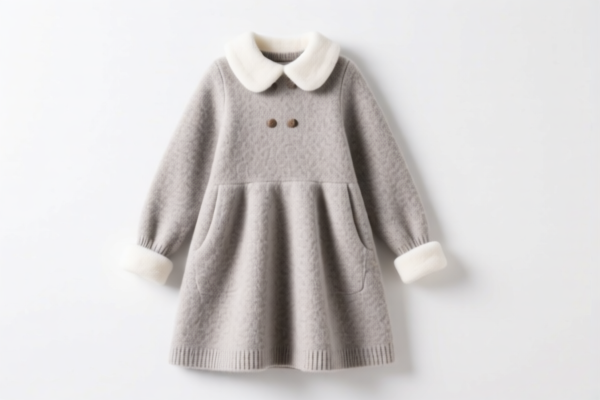 Girls' Winter Wool Dress