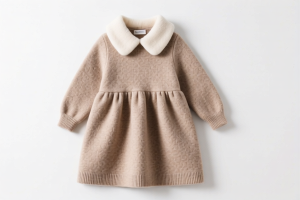 Girls' Winter Wool Dress
