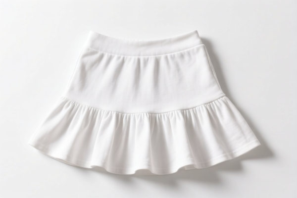 Cotton flared girls' skirts