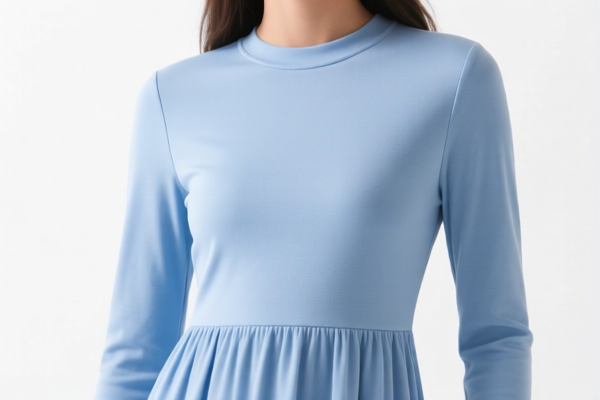 Girls' Synthetic Long Sleeve Dress