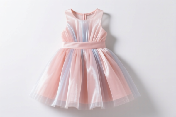 Girls' Dresses (Artificial Fibers)